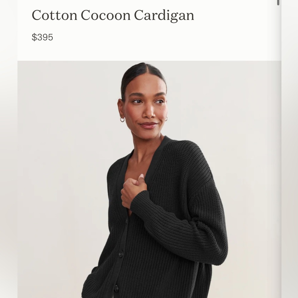 Jenni Kayne Cotton Cocoon cardigan